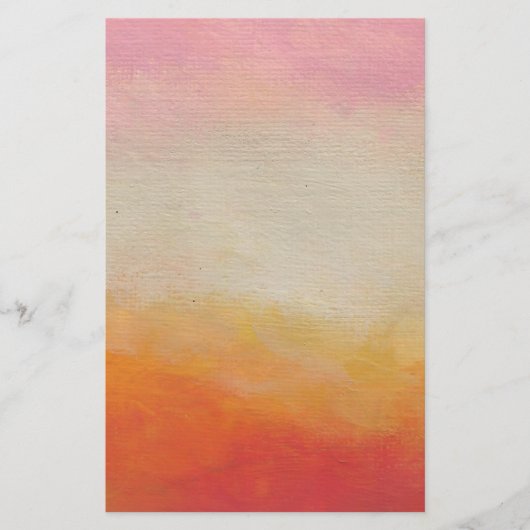 Wüstenfarben Abstrakte Landschaftsmalerei Briefpapier (Vorderseite)