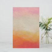 Wüstenfarben Abstrakte Landschaftsmalerei Briefpapier (Stehend Vorderseite)