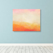 Wüstenfarben Abstrakte Landschaftsmalerei Leinwanddruck (Insitu (Holzboden))