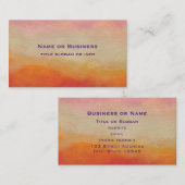 Wüstenfarben Abstrakte Landschaftsmalerei Visitenkarte (Vorne/Hinten)