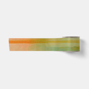 Wüstenfarben Südwestlicher Sonnenuntergang Aqua Or Satinband