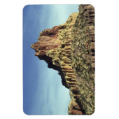 Wüstenfelsen Berggipfel Landschaftsbild Foto Magnet (Vertikal)