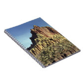 Wüstenfelsen Berggipfel Landschaftsbild Foto Notizblock (Rechte Seite)