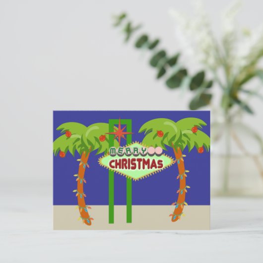 Wüstenfest Postkarte (Stehend Vorderseite)