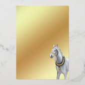 Wüstenfoil Arabian Birthday Foil Einladung (Rückseite)