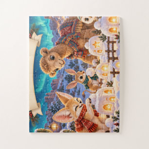 Wüstenfreunde erstes Schnee-Puzzle Puzzle