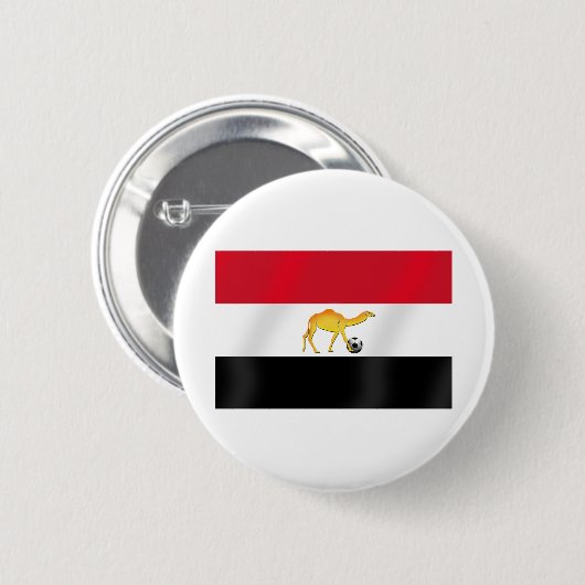 Wüstenfußballflagge Button (Vorne & Hinten)