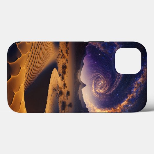Wüstengalaxie Surreale Landschaft Kunst, Dichtung Case-Mate iPhone Hülle (Rückseite (Horizontal))