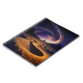 Wüstengalaxie Surreale Landschaft Kunst, Dichtung Notizblock (Linke Seite)