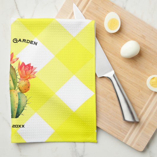 Wüstengarten Geschirrtuch (Viertel Falte)