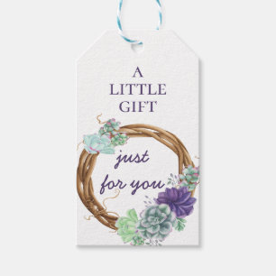 Wüstengarten Sukkulente Rustikale Wüste Geschenkanhänger