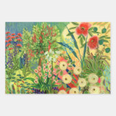 Wüstengartenwackelpapier — Flachblatt Set 3 Geschenkpapier Set (Vorderseite)