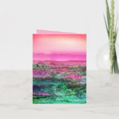 Wüstengebirge Einladung (Rückseite)