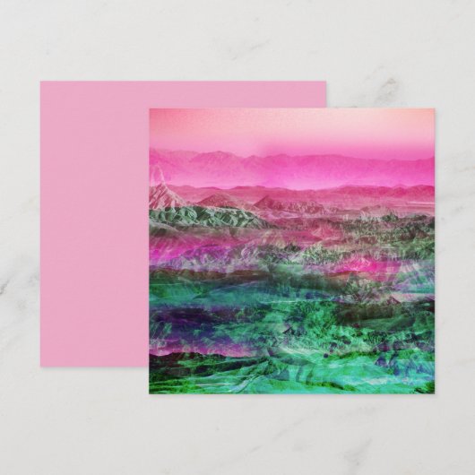 Wüstengebirge Einladung (Vorne/Hinten)