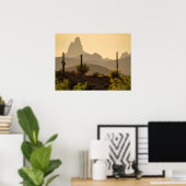 Wüstengebirge im Südwesten Weaver's Needle Arizona Poster (Heimbüro)