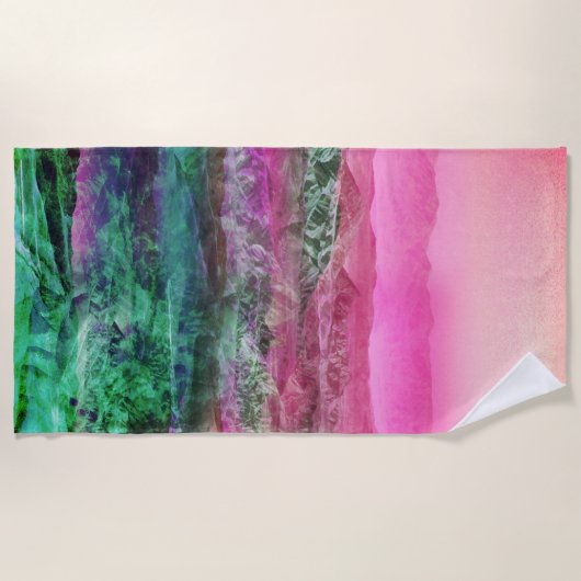 Wüstengebirge Strandtuch (Vorderseite)