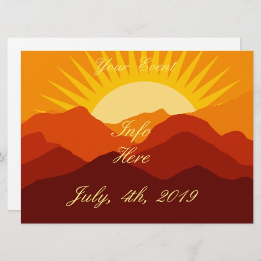 Wüstengebirge Sunset Thunder_Cove (Vorne/Hinten)