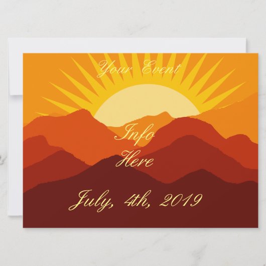 Wüstengebirge Sunset Thunder_Cove (Vorderseite)