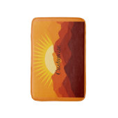 Wüstengebirge Sunset Thunder_Cove Badematte (Vorderseite Vertikal)