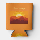 Wüstengebirge Sunset Thunder_Cove Dosenkühler (Vorderseite)