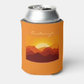 Wüstengebirge Sunset Thunder_Cove Dosenkühler (Kanne Rückseite)