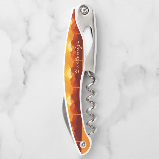 Wüstengebirge Sunset Thunder_Cove Kellnermesser (Rückseite)