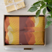 Wüstengebirge Sunset Thunder_Cove Seidenpapier (Geschenk)