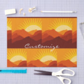 Wüstengebirge Sunset Thunder_Cove Seidenpapier (Handwerk)