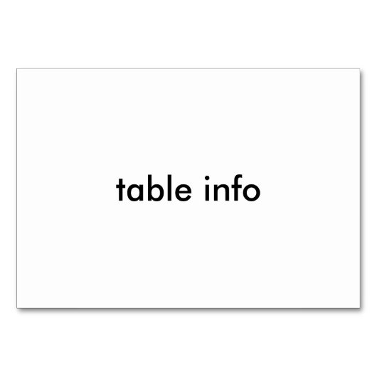 Wüstengebirge Sunset Thunder_Cove Tischnummer (Rückseite)