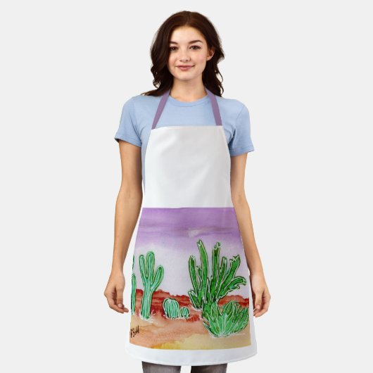 Wüstengedankliche Schürze (Getragen)