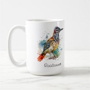 Wüstengeist, Roadrunner im Wasserfarbenstil, indiv Kaffeetasse