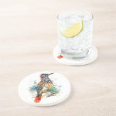 Wüstengeist, Roadrunner in Wasserfarbe Getränkeuntersetzer (Seite)