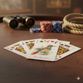 Wüstengeist, Roadrunner in Wasserfarbe, kundenspez Spielkarten