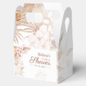 Wüstengetrocknete Palmen Pampas Grass Boho Brautpa Geschenkschachtel (Geöffnet)