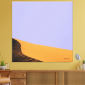 Wüstengewölbte Canvas Leinwanddruck (Insitu (Wohnzimmer))