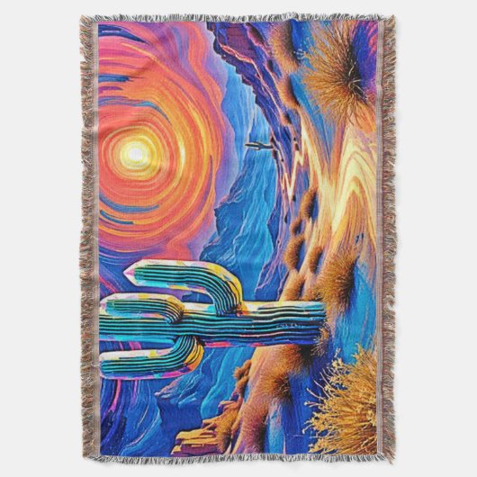 Wüstenglühen Decke (Vorderseite Vertikal)