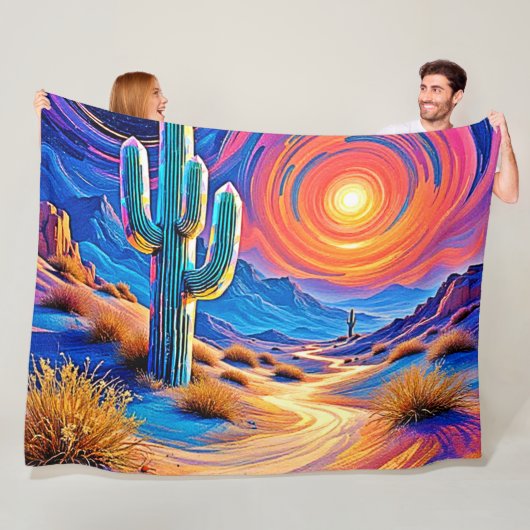 Wüstenglühen Fleecedecke (Beispiel)