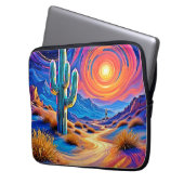 Wüstenglühen Laptopschutzhülle (Vorderseite Links)