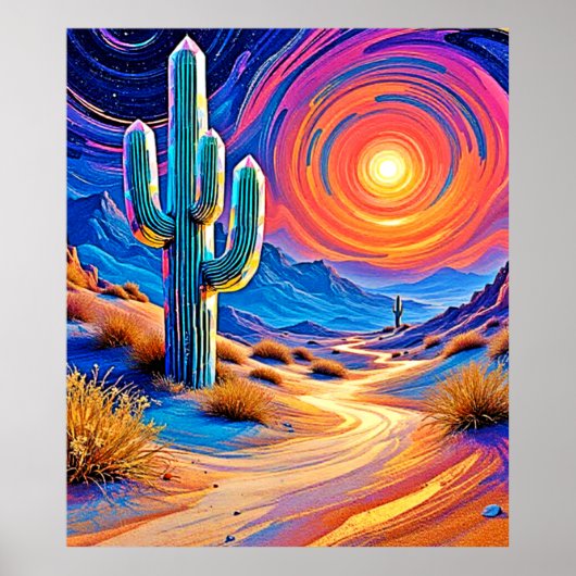 Wüstenglühen Poster (Vorne)