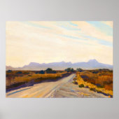 WüstenHerbst von Maynard Dixon Poster (Vorne)