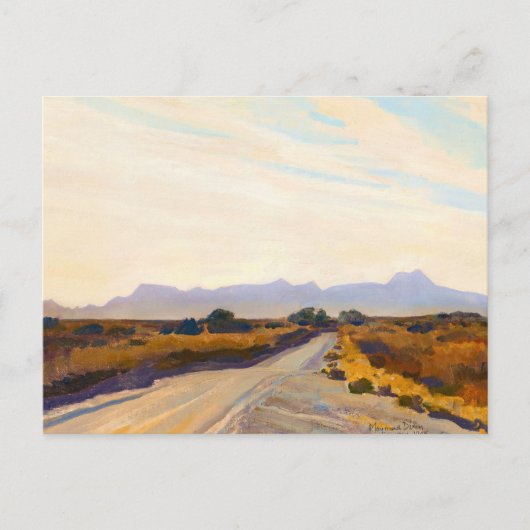 WüstenHerbst von Maynard Dixon Postkarte (Vorderseite)