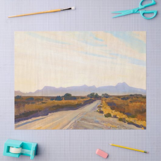 WüstenHerbst von Maynard Dixon Seidenpapier (Basteln)