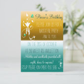 Wüstenhimmel Einladungen (Stehend Vorderseite)