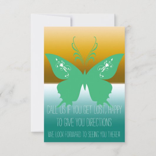 Wüstenhimmel Einladungen (Rückseite)