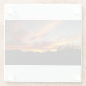 Wüstenhimmel Glasuntersetzer (Rückseite)