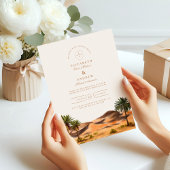 Wüstenhochzeit Einladung