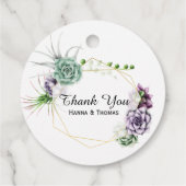 Wüstenhochzeit Geschenkanhänger (Rückseite)