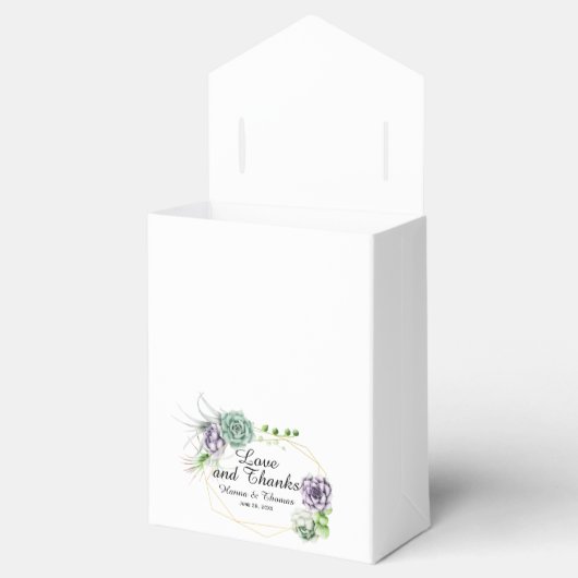 Wüstenhochzeit Geschenkschachtel (Geöffnet)