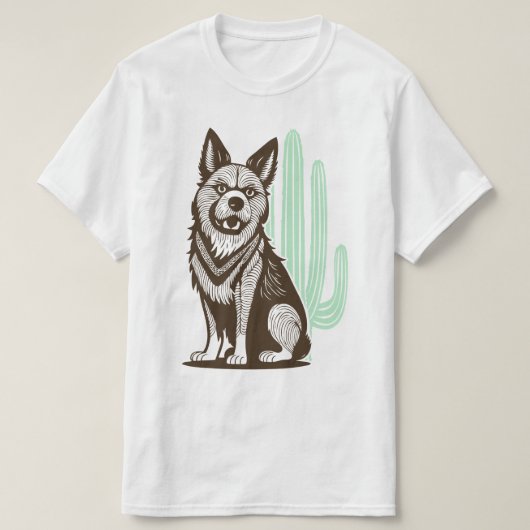 Wüstenhund T-Shirt (Design vorne)