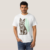 Wüstenhund T-Shirt (Vorne ganz)